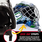 Franklin Sports Vancouver Canucks Nhl Hockey Goalie Face Mask - Goalie Mask For Kids Street Hockey - Youth Nhl Team Masks For Ki