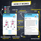 Flexies Pilates Bar Workout Cards - 58 Exercise Cards With Pilates Stick Work Out Postures, Instructions & Breathing Tips  Free