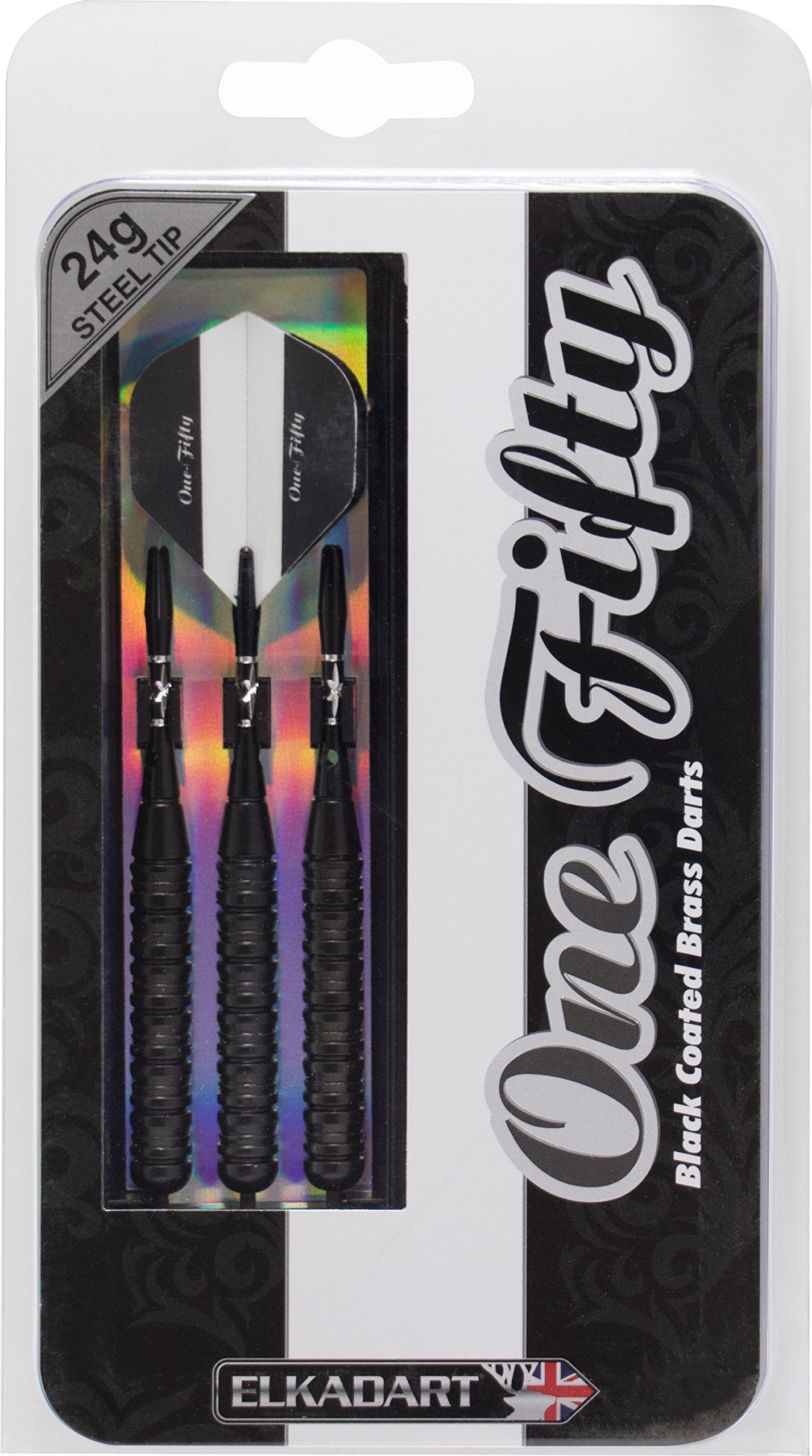 Elkadart ''One Fifty Steel Tip Darts With Storage/Travel Case, 24 Grams, 22-0127-24