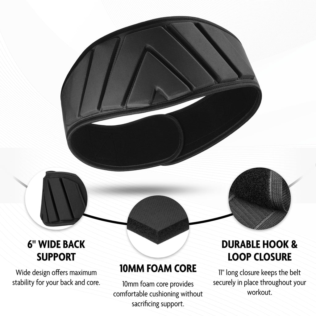 Dmoose Gym Belt For Men Weight Lifting. Weight Belt Gym Squat Weightlifting Powerlifting Workout Heavy Duty Training Strength Tr