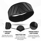 Dmoose Gym Belt For Men Weight Lifting. Weight Belt Gym Squat Weightlifting Powerlifting Workout Heavy Duty Training Strength Tr