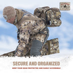 Rig'Em Right Waterfowl Shell Shocker Xlt Duck Hunting Blind Bag With Molded Ammo Compartments, Sunglasses Case, Drink Holder And