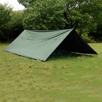 Wind Tour Portable Multifunctional Outdoor Camping Traveling Awning Backpacking Tarp Sunshade Lightweight Uv Protection And Pu 3