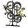 Storeyourboard Freestanding 8 Bike Storage Rack, 2-Sided Bicycle Organizer, Indoor Garage Floor Stand, Holds Mtb, Road, Kids, &