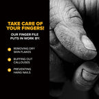 Climbskin Double Sided Hand & Finger File - Pocket Sized For Travel - For Flappers, Rips, Cracks - Strong Smooth Hands - Great F