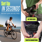 Kt-Sports Exercise Bike Seat Cushion Comfort Gel Bike Seat Cover Padded Seat Covers For Bikes With Anti-Slip Design And Drawstri