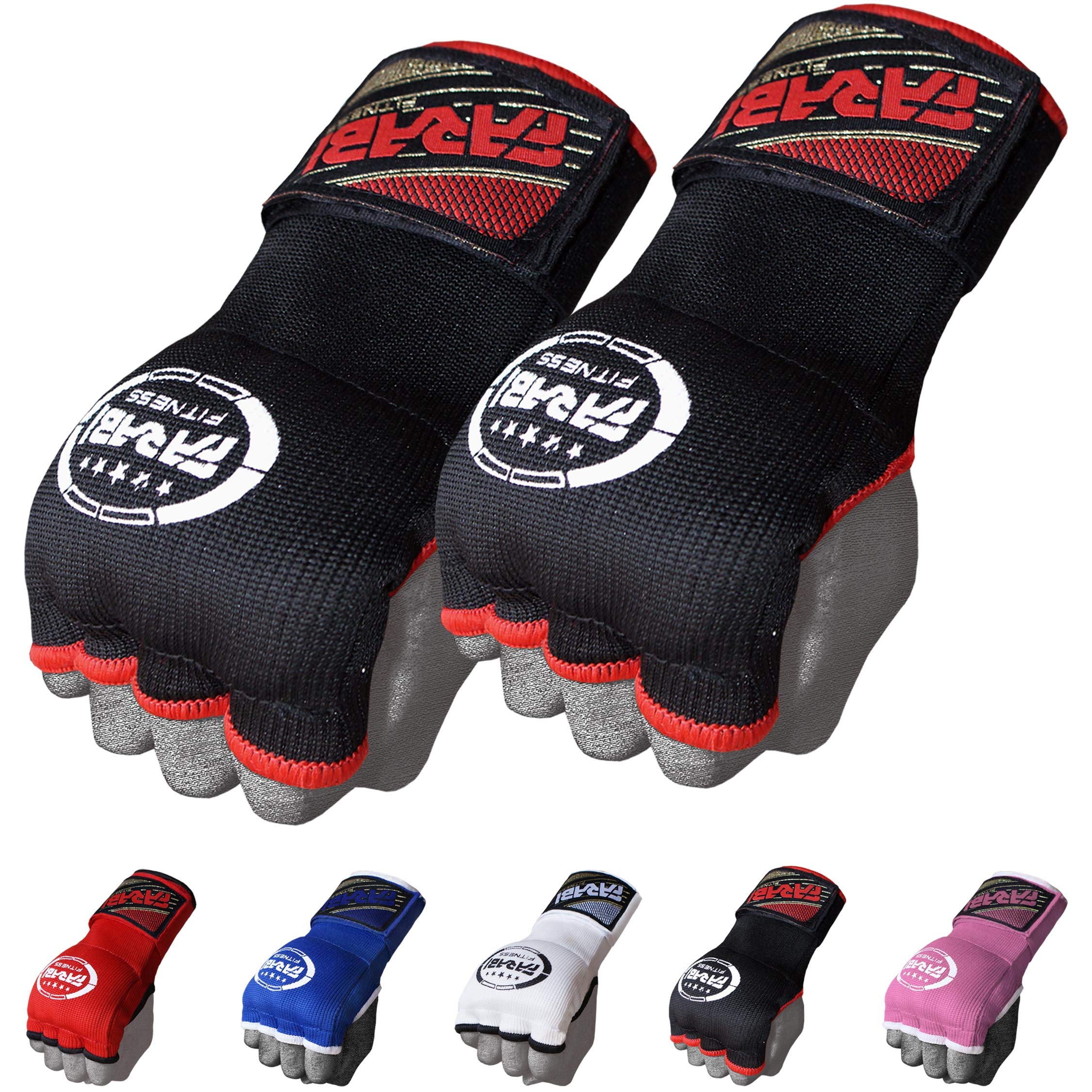 Farabi Kids Hybrid Boxing Inner Gloves Punching Boxing Gloves (Black)