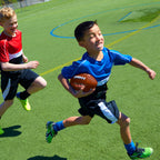 Franklin Sports Flag And Ball Set - Flag Football Belts And Football For Kids - Full Youth Flag Football Set - Includes 2 Flag S