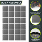 Prosourcefit Extra Thick Puzzle Exercise Mat 3/4'', Eva Foam Interlocking Tiles For Protective, Cushioned Workout Flooring For H
