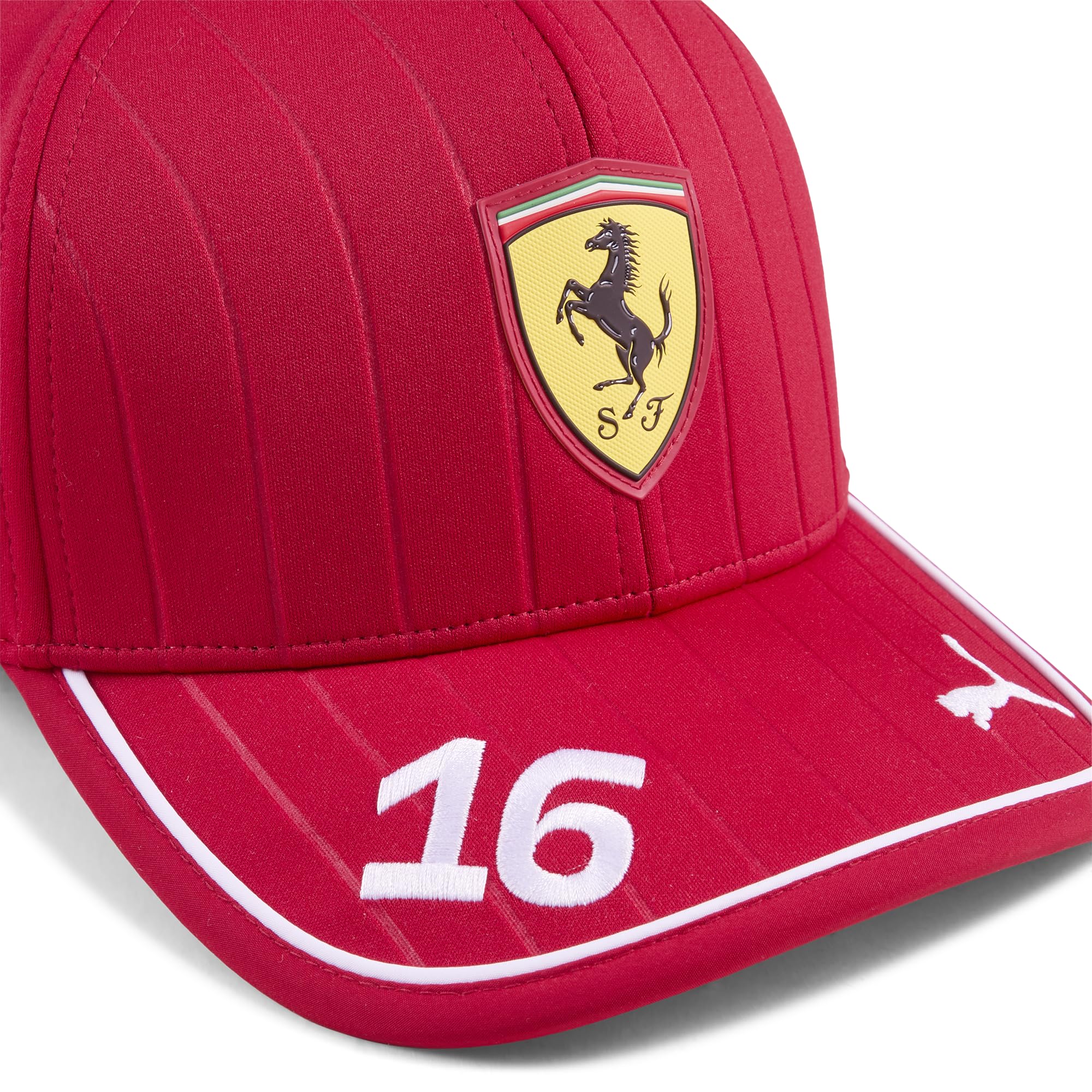 Puma Scuderia Ferrari F1 2025 Charles Leclerc Hat - Red- One Size Fits Most