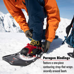 MSR Lightning Ascent Backcountry & Mountaineering Snowshoes with Paragon Bindings, 25 Inch Pair, Black