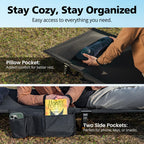 Mojest Ultralight Camping Cot For Adults - Portable Folding Camping Bed, Supports 350 Lbs - Lightweight For Travel, Camping, Hik