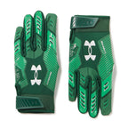 Under Armour Men'S F9 Nitro Football Gloves, (301) Forest Green/Team Kelly Green/Metallic Silver, X-Large