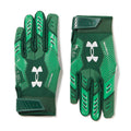 Under Armour Men'S F9 Nitro Football Gloves, (301) Forest Green/Team Kelly Green/Metallic Silver, Medium