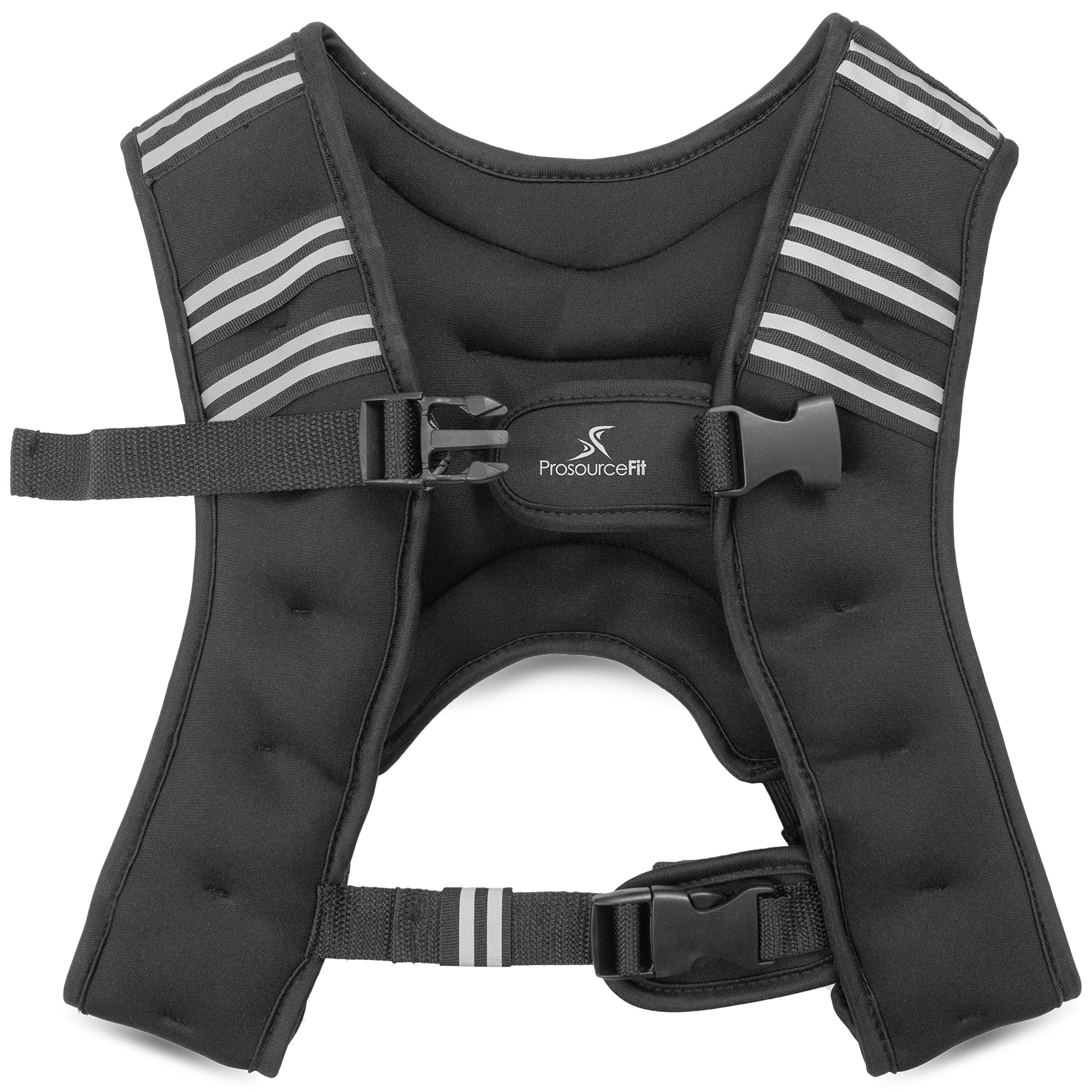 ProsourceFit Exercise Weighted Training Vest - 20lb, black