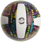 Molten Volleyball Positions Recreational Volleyball, Black/Neon Colors, Official, Ms500-Vbp