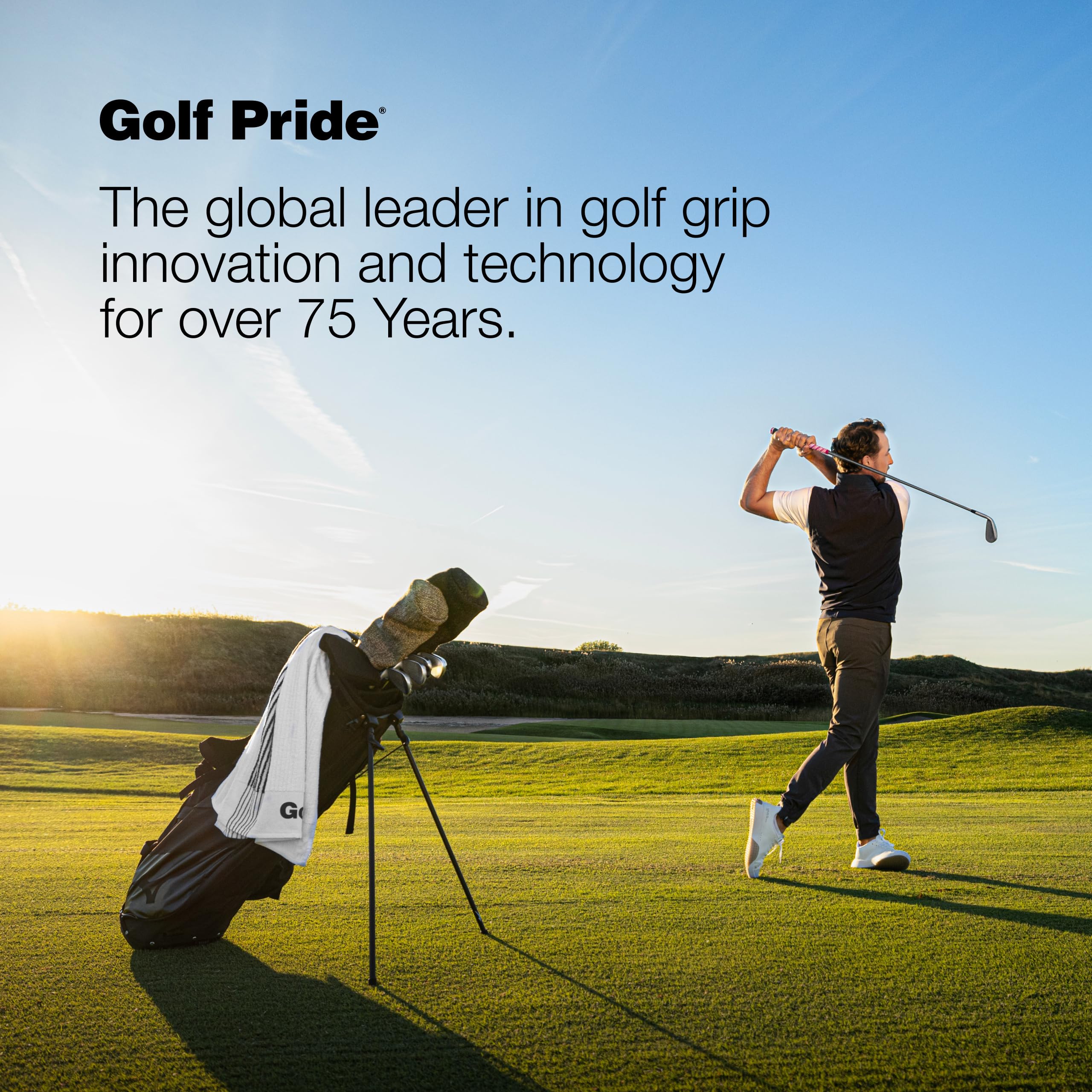 Golf Pride Tour Velvet Golf Grip - Durable Rubber Grip for Clubs - Features Anti-Slip Technology with Textured Surface - Undersi
