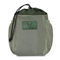 QOGIR Dump Pouch Saddle Pouches, Mesh Saddle Bags with Drawstring Closure, Easily Attaches to Any Hunting Saddle, Lightweight Sa