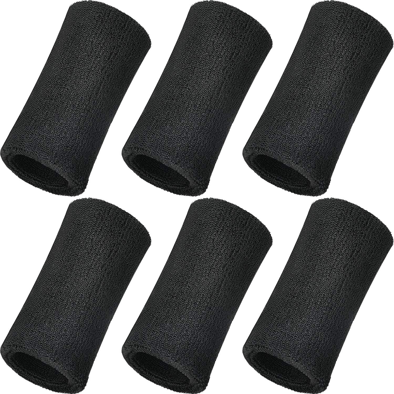 6 Inch Wristbands Sport Long Wrist Bands Sweatband Elastic Athletic Wrist Bands Armbands For Gymnastics Tennis Outdoor Activity