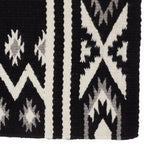 Mayatex New Phoenix Saddle Blanket, Black/Ash/Cream, 38 X 34-Inch