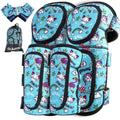 OUWOR Kids Soft Knee and Elbow Pads, Children Protective Gear, Suitable for Boys and Girls Bike Ski Roller Skateboard (Blue)