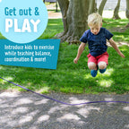 Just Jump It Blue Confetti 16' Jump Rope - Double Dutch Jump Rope - Agility Play