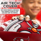 Franklin Sports Nfl Tampa Bay Buccaneers Football - Youth Mini Football - 8.5'' Junior Size Ball - Spacelace Easy Grip Texture-