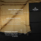 Teton Sports Deer Hunter -35 Degree Sleeping Bags. Warm And Comfortable Camping Sleeping Bag, Teton Tough Canvas Shell For Campi