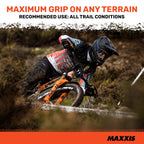 Maxxis Exo Dual Compound Minion Dhr Ii Tubeless Folding Tire, 29 X 23-Inch