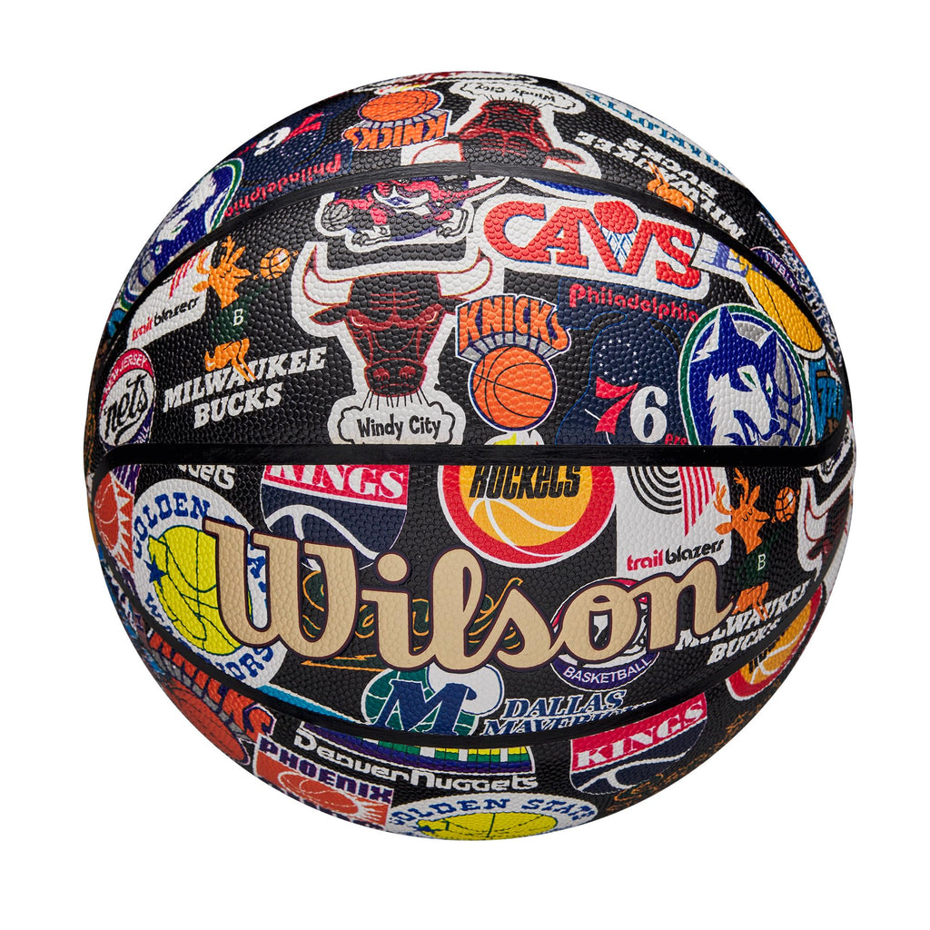 Wilson Nba All Team Retro Basketball - Multicolor, Size 7-29.5''