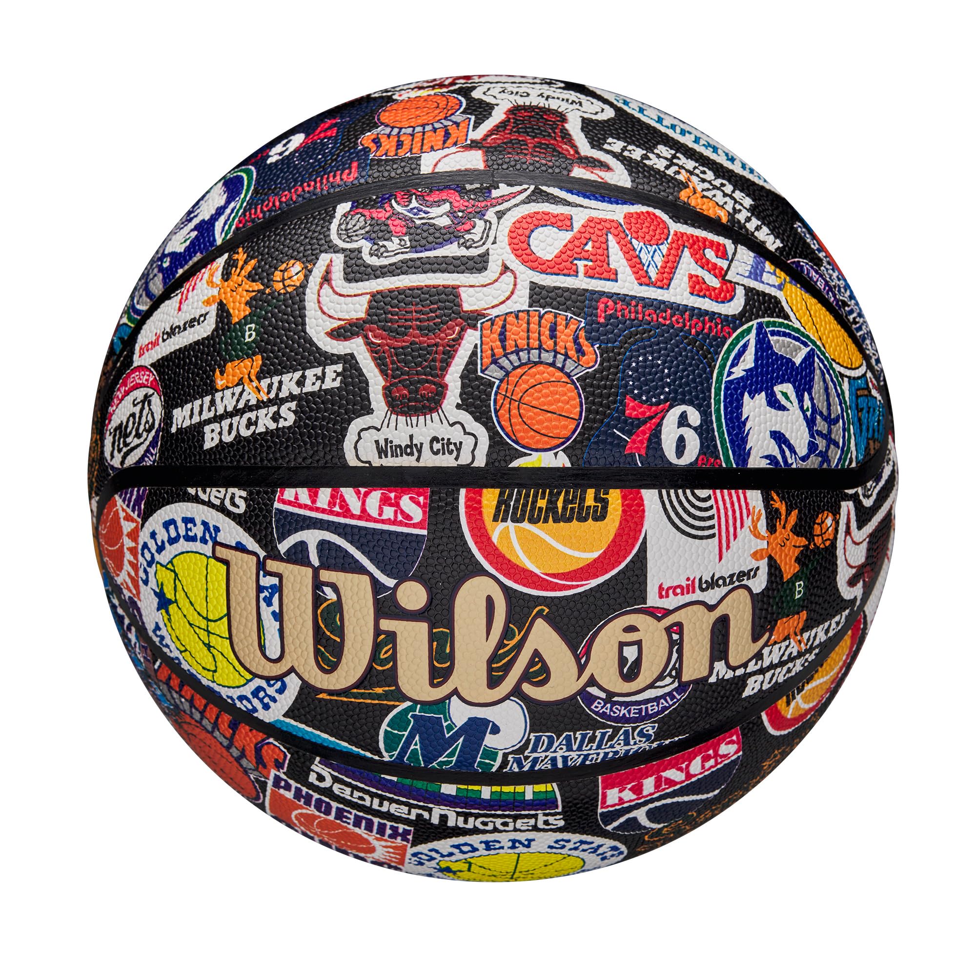 Wilson Nba All Team Retro Basketball - Multicolor, Size 7-29.5''