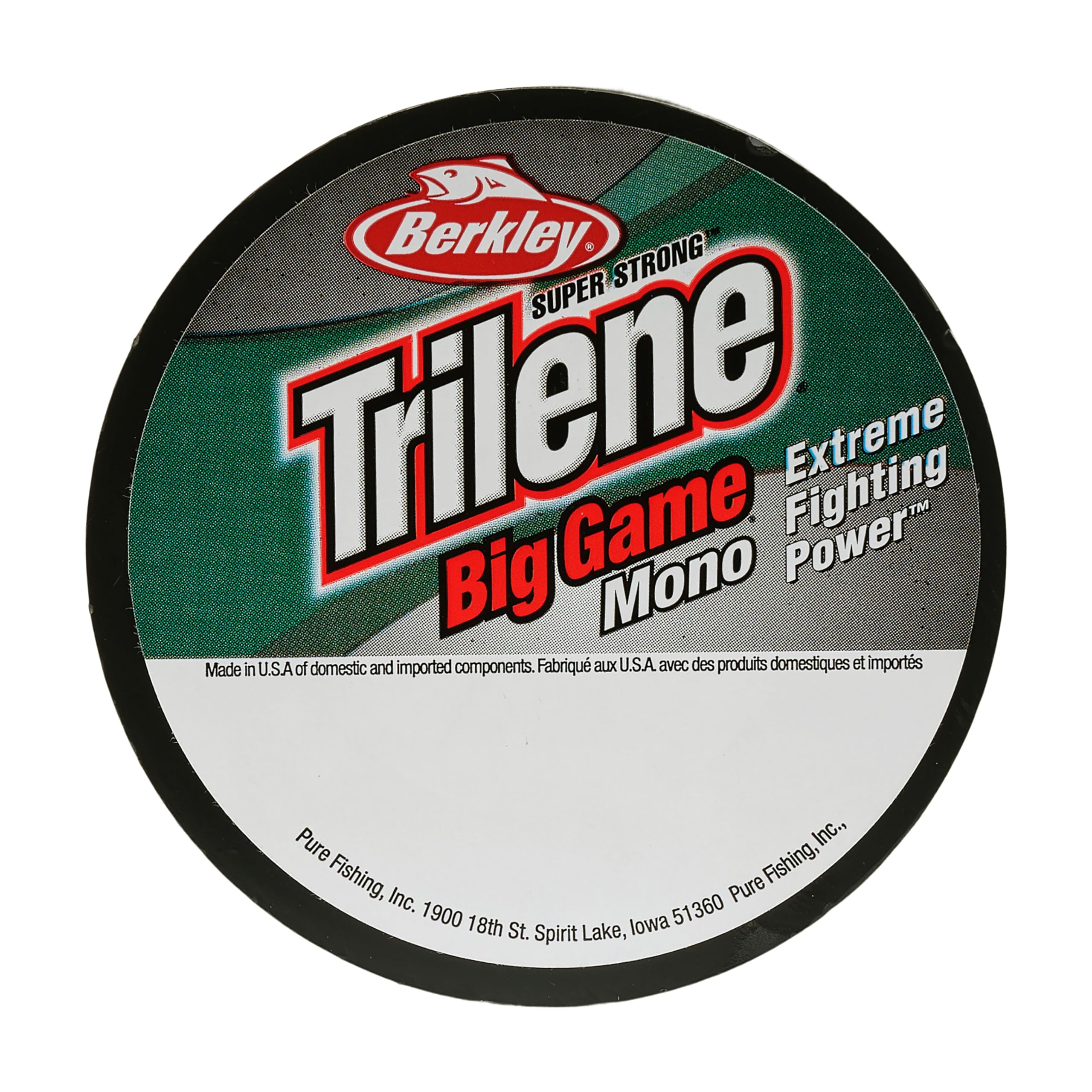 Berkley Trilene Big Game, Green, 60 Pound Test-235 Yard,Coastal Brown