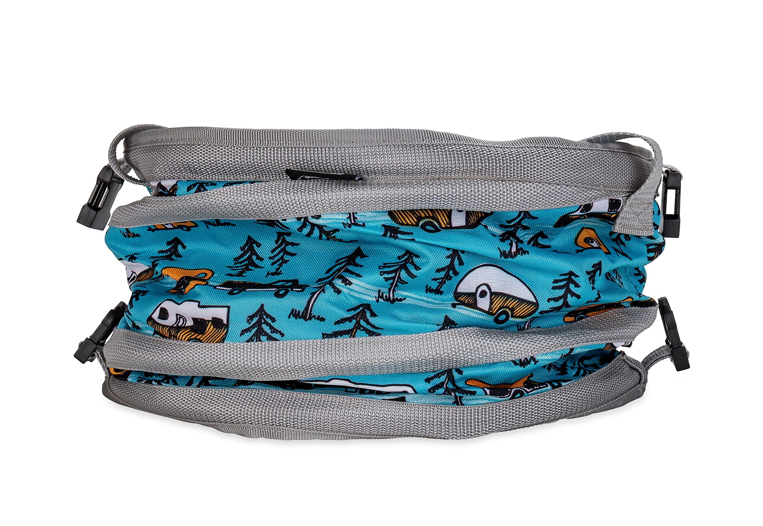 Camco Life Is Better At The Campsite Pop-Up Cooler, Sketch Design  Features A Water-Resistant Interior And Built-In Bottle Opene