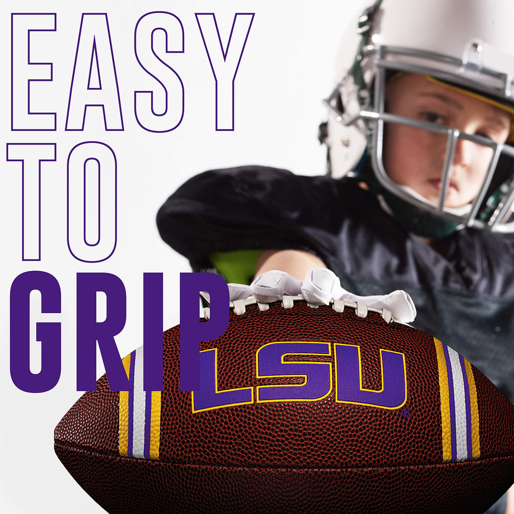 Franklin Sports Ncaa Lsu Tigers Kids Youth Football - Official College Team Football With Team Logos - Junior Size Football