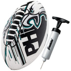 Franklin Sports Nfl Philadelphia Eagles Football - Youth Mini Football - 8.5'' Football- Spacelace Easy Grip Texture- Perfect Fo