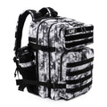 LHI Military Tactical Backpack for Men Molle Daypack 45L Army 3 Days Assault Pack Bag Large Rucksack With Bottle Holder Black an
