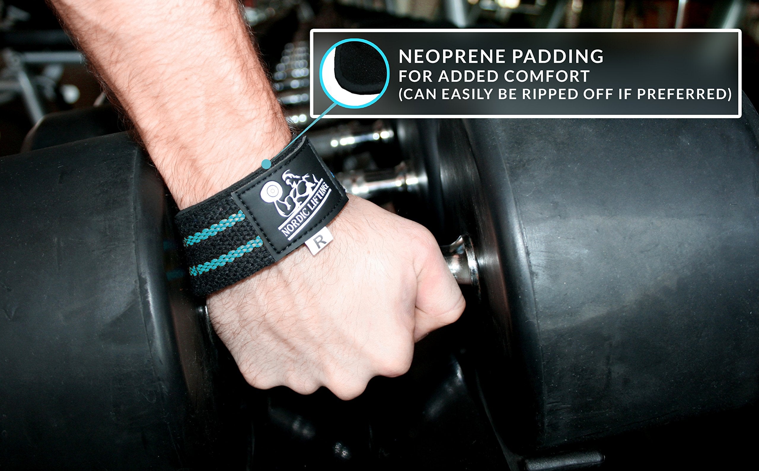 Wrist Wraps + Lifting Straps Bundle (2 Pairs) For Weightlifting, Cross Training, Workout, Gym, Powerlifting, Bodybuilding -Suppo