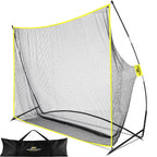 Podiumax 10X7Ft Golf Hitting Net  Driving Range For Backyard & Indoor  Also Suitable For Soccer, Baseball, Softball Practice Wit