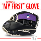Franklin Sports Mlb Youth Teeball Glove + Foam Ball Set - Kids Colorado Rockies Baseball + Teeball Mitt And Ball - Perfect First