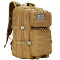 W WINTMING 25L/45L Tactical Backpack Military Tactical Backpack Heavy Duty Molle Assault Pack for Work Gym Outdoors (3.0 45L-Kha