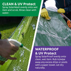 Nikwax Tent & Gear, Tent & Gear Solarproof, 500Ml, Spray Waterproofing And Uv Protector, Rain Protector, Restores Dwr Water Repe