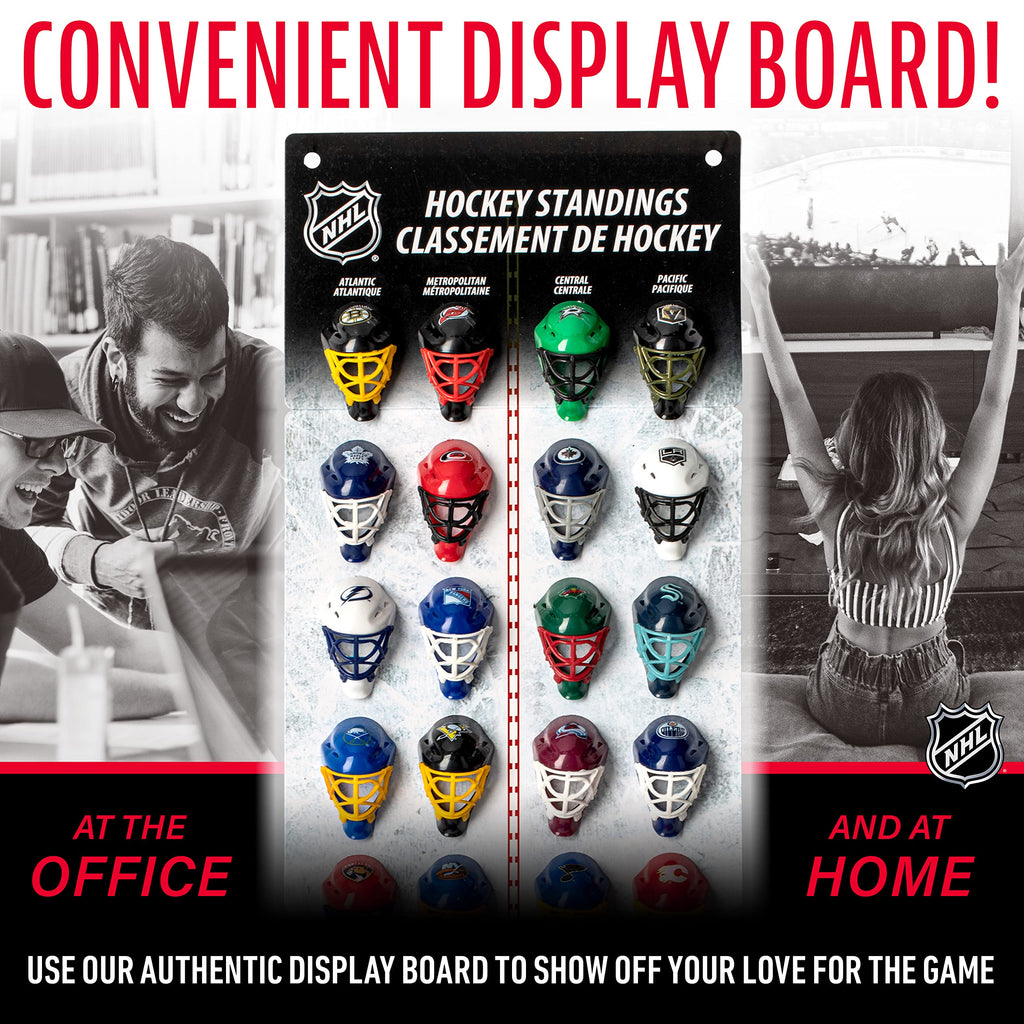 Franklin Sports Nhl Goalie Mask Tracker - Micro Mask Tracking - All 32 Teams Available - Seattle Kraken