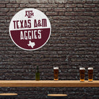 Rico Industries Ncaa Texas A&M Aggies Classic Shape Cut Pennant - Home And Living Room D  Cor - Soft Felt Ez To Hang
