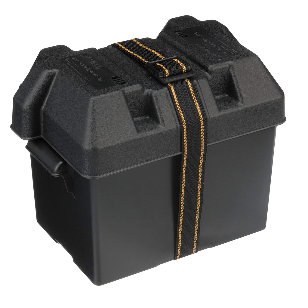 Seachoice Uscg-Approved Marine Group 27 Series Standard Battery Box With Strap & Mounting Kit