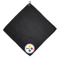 Team Golf NFL Pittsburgh Steelers Microfiber Golf Towel, 15x15 (Multicolor)