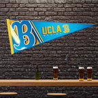 Rico Industries Ncaa Ucla Bruins Primary 12'' X 30'' Felt Wall D  Cor Pennant - Great For Home/Bed Room/Man Cave D  Cor
