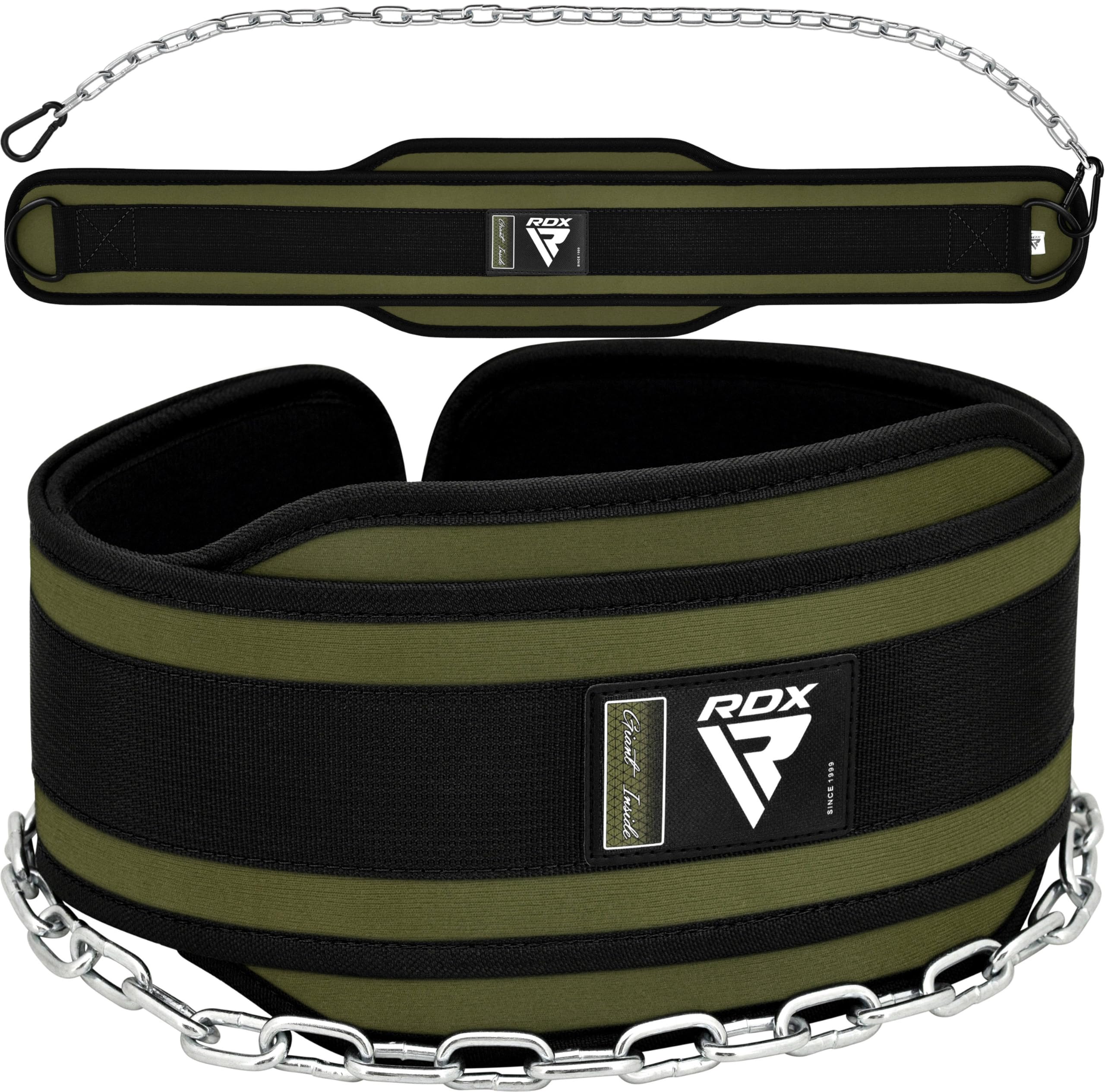Rdx Dip Belt For Weight Lifting, Heavy Duty 36 Inch Adjustable Steel Chain, Dipping Belt Chin Pull Ups Gym Training Bodybuilding