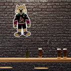 Rico Industries Nhl Arizona Coyotes Mascot Shape Cut Pennant - Home And Living Room D  Cor - Soft Felt Ez To Hang