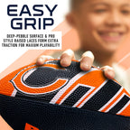Franklin Sports NFL Chicago Bears Football - Youth Football - Mini 8.5 Rubber Ball - Perfect for Kids - Team Logos and Colors