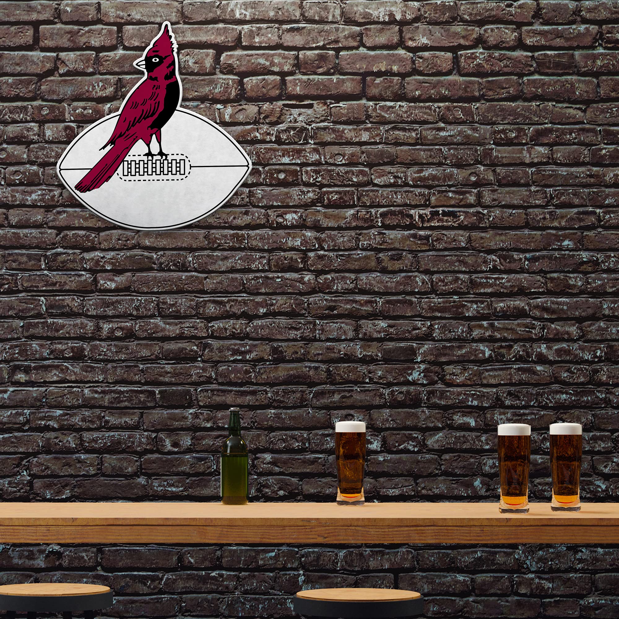 Rico Industries Nfl Football Arizona Cardinals Retro Shape Cut Pennant - Home And Living Room D  Cor - Soft Felt Ez To Hang